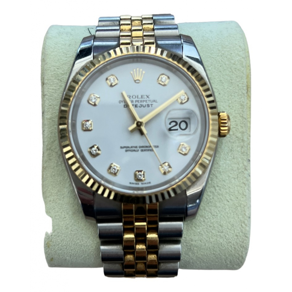 Datejust 36mm watch Rolex Silver in 